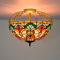 Plafoniere im Tiffany-Stil...