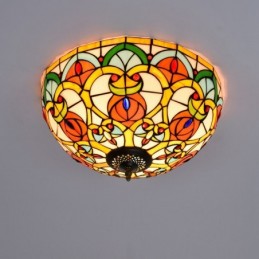 Plafoniere im Tiffany-Stil...