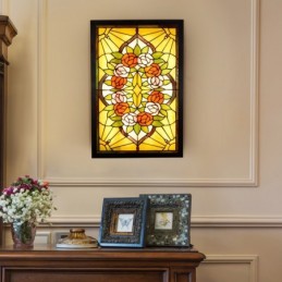 Wandleuchte im Tiffany-Stil...