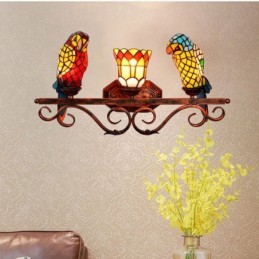 Wandleuchte im Tiffany-Stil...