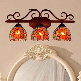 Wandleuchte im Tiffany-Stil...