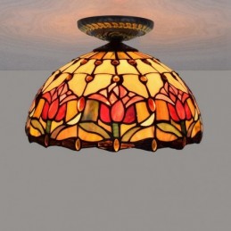 Plafoniere im Tiffany-Stil...