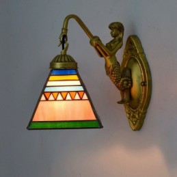 Wandleuchte im Tiffany-Stil...