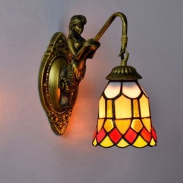 Wandleuchte im Tiffany-Stil...