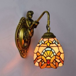 Wandleuchte im Tiffany-Stil...