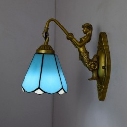 Wandleuchte im Tiffany-Stil...