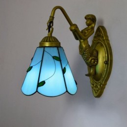 Wandleuchte im Tiffany-Stil...