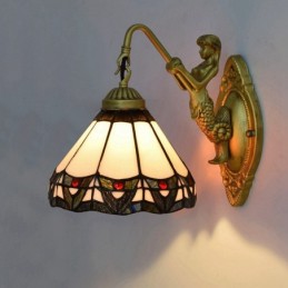 Wandleuchte im Tiffany-Stil...