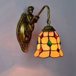 Wandleuchte im Tiffany-Stil...