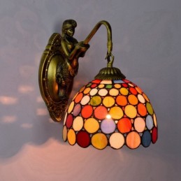 Wandleuchte im Tiffany-Stil...
