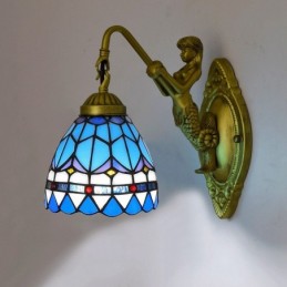 Wandleuchte im Tiffany-Stil...