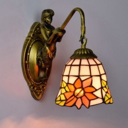 Wandleuchte im Tiffany-Stil...