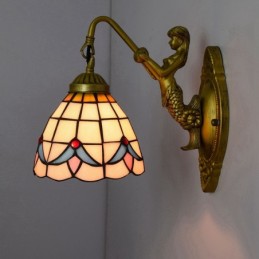 Wandleuchte im Tiffany-Stil...