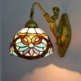 Wandleuchte im Tiffany-Stil...