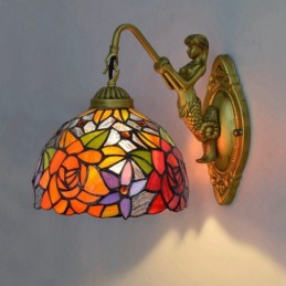 Wandleuchte im Tiffany-Stil...
