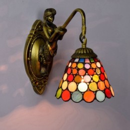 Wandleuchte im Tiffany-Stil...