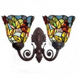 Wandleuchte im Tiffany-Stil...
