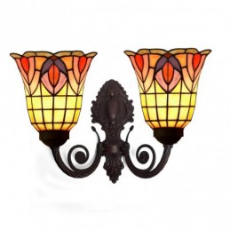 Wandleuchte im Tiffany-Stil...