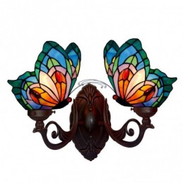 Wandleuchte im Tiffany-Stil...